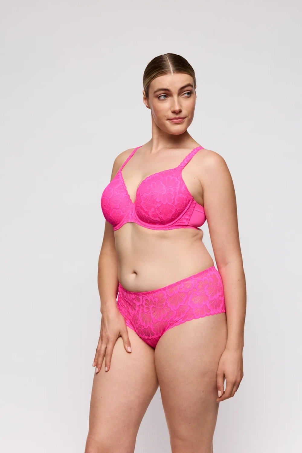 PRIMADONNA Twist Mocuto Бюстгальтер с поролоновой вставкой, вырез в форме сердца, розовый