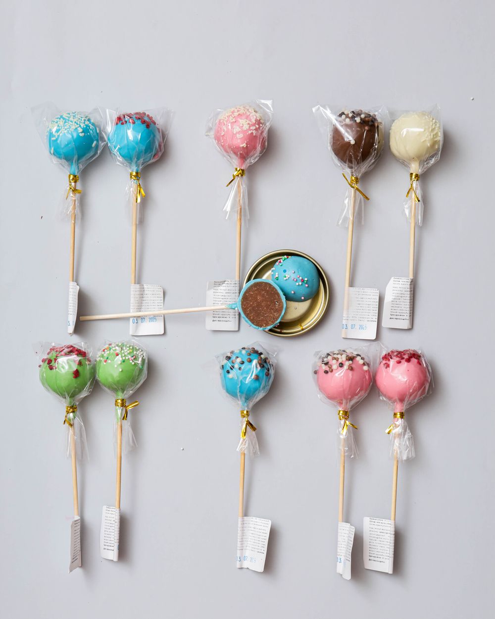 Пирожное Кейк попс круглые 10 штук