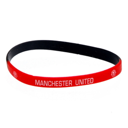 Браслет ФК Manchester United ( красно- чёрный )