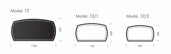 Бювар на стол, кожа натуральная Модель 12.