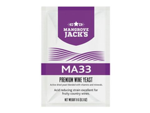 Дрожжи винные Mangrove Jack`s MA-33 8г