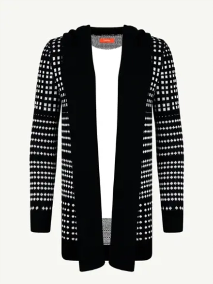 Кардиган с капюшоном