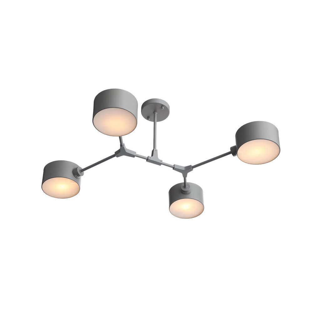 SLE183702-04 Светильник потолочный Серый/Серый E14 4*60W
