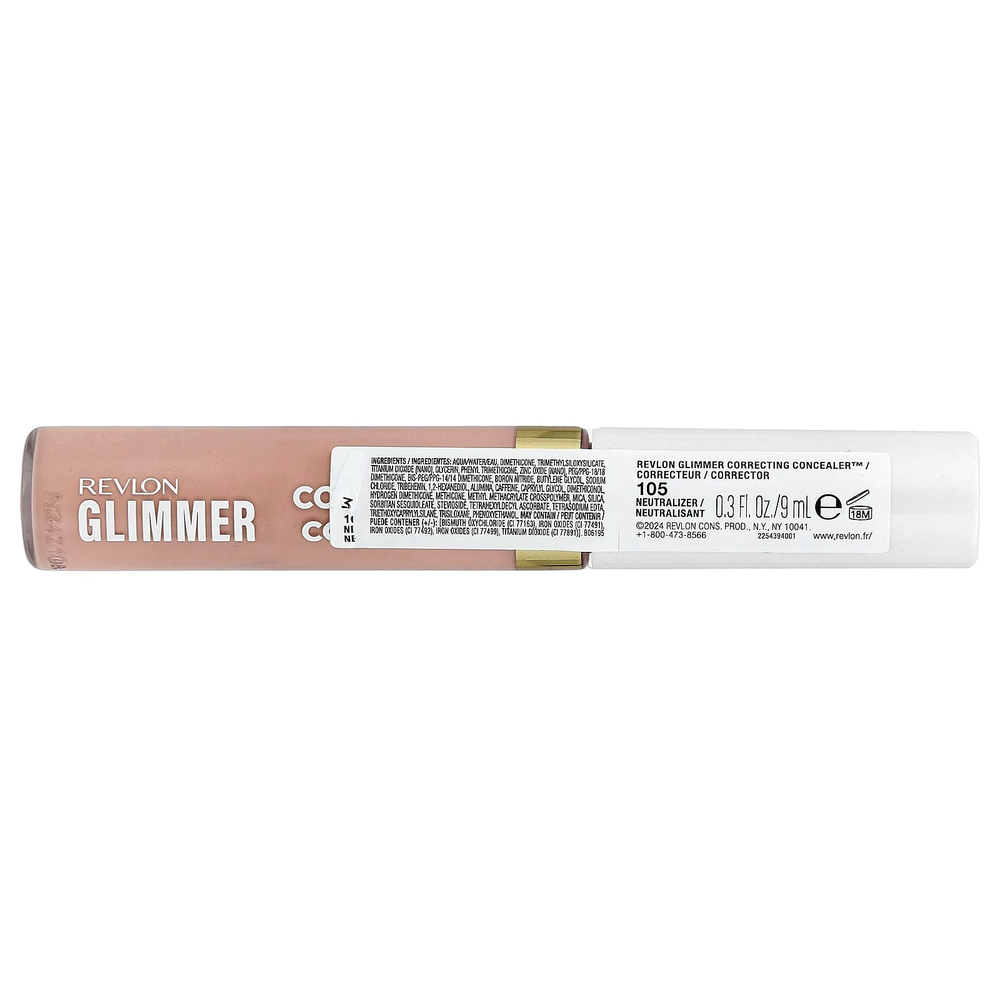 Revlon, Glumber, Correcting Concealer™, оттенок 105 нейтрализатор, 9 мл (0,3 жидк. унции)