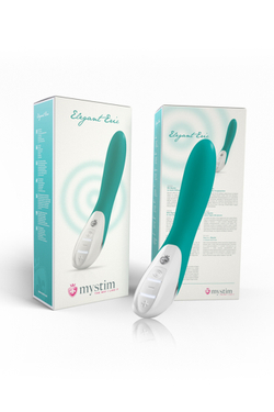 Вибратор Mystim Elegant Eric силиконовый, зеленый, 27 см