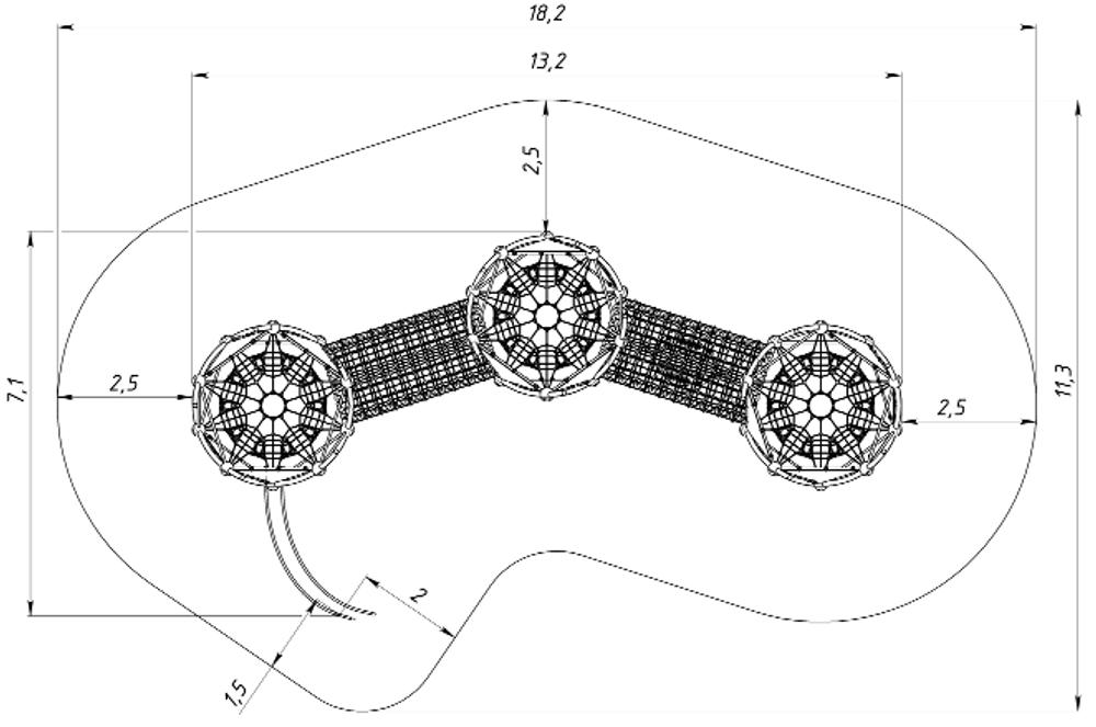 Гибкие элементы для лазания ДНК-Паруса ККК523.00.1