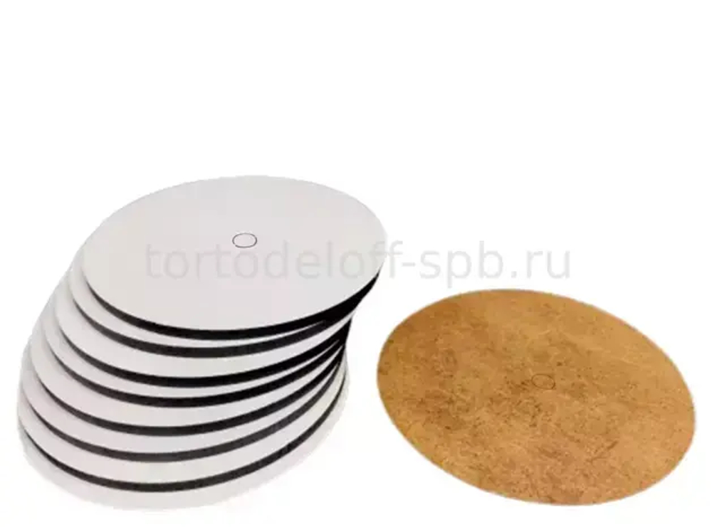 Подложка для торта ЛХДФ, 18 см.3 см.