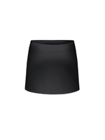 black mini skirt