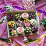 Шоколадные горшочки "Весенний сад"