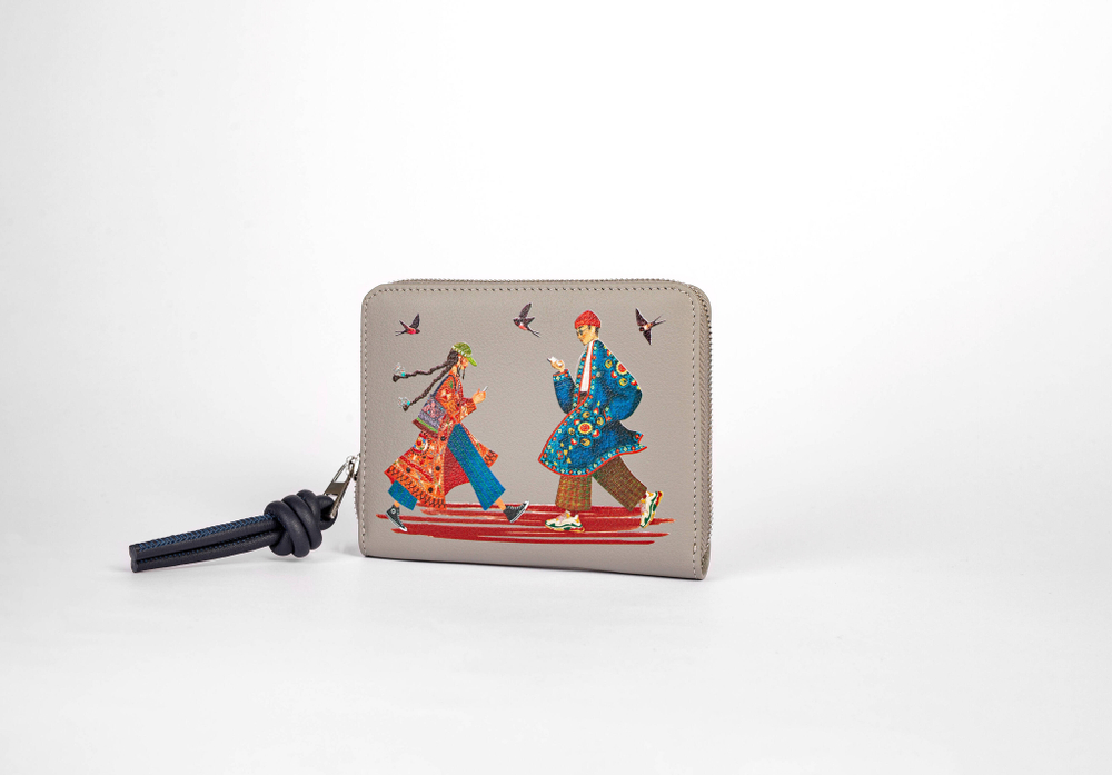 Портмоне Qazaq Soul Asyl натуральная кожа