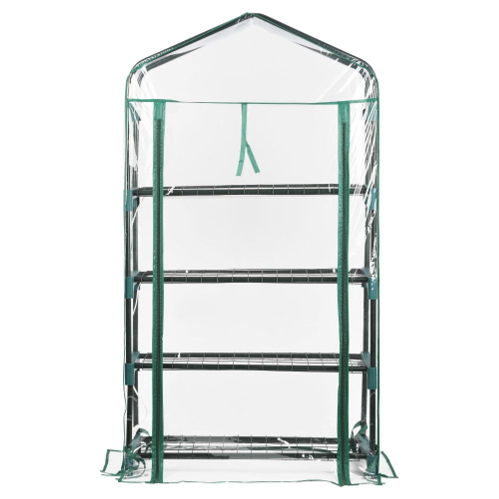 Чехол для теплиц GREEN APPLE GA-House-4-PVC cover на молнии 1250х690х300 мм