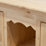 Шкаф буфет Прованс 4 двери 6 ящиков из массива сосны (верхняя и нижняя часть буфета)
