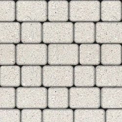 ГРАНИТНАЯ ТРОТУАРНАЯ ПЛИТКА КЛАССИКО - А.1.КО.4 ГРАНИТ БЕЛЫЙ, КОМПЛЕКТ ИЗ 2 ВИДОВ ПЛИТ