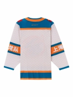 Джерси хоккейное бежевое ХК "Шанхайские Драконы", реплика с вышивками