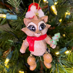 Зверёк в колпачке, ёлочное украшение