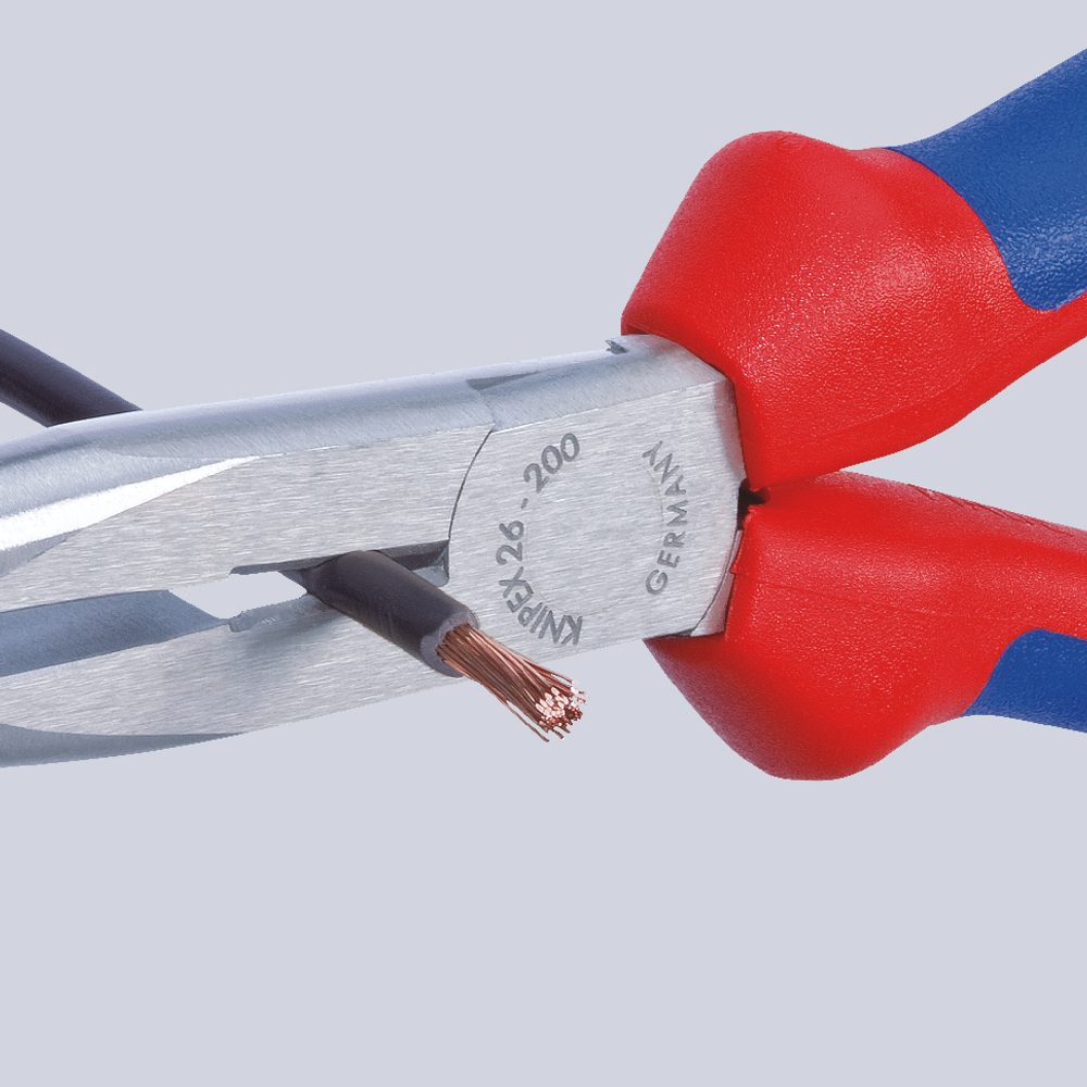 Длинногубцы чернёные KNIPEX 200 мм 2621200SB