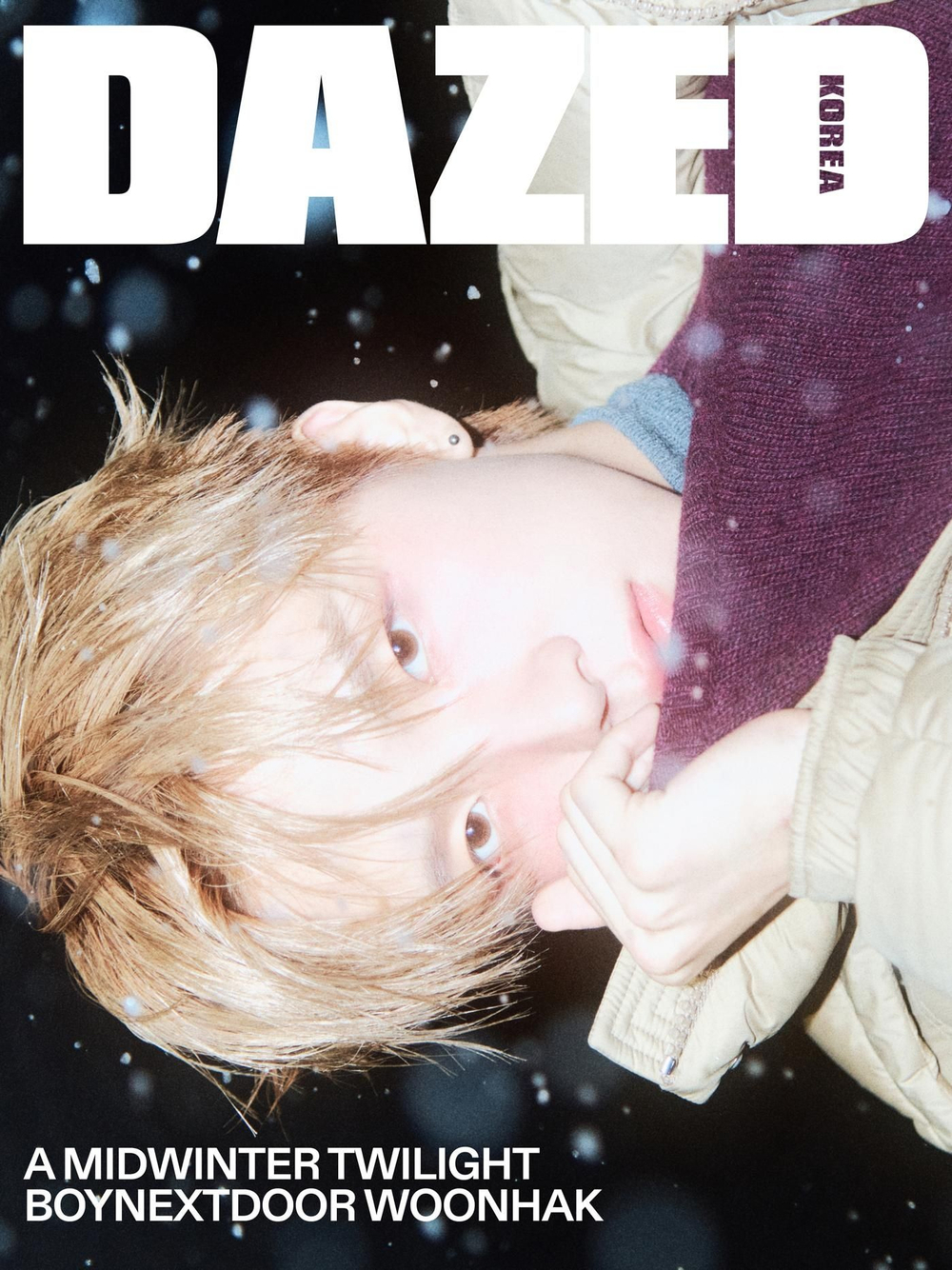 публикация DAZED - 2025.11 BOYNEXTDOOR WOONHAK G Type