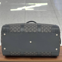 Мужская дорожная сумка Gucci Ophidia Duffle Bag Large серого цвета