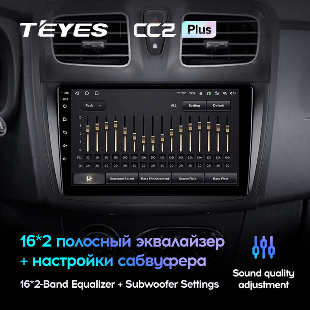 Teyes CC2 Plus 9" для Renault Sandero 2014-2019