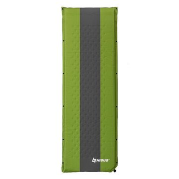 Коврик самонадув. 190x65x4 серый/салатовый (N-004-GLG) NISUS