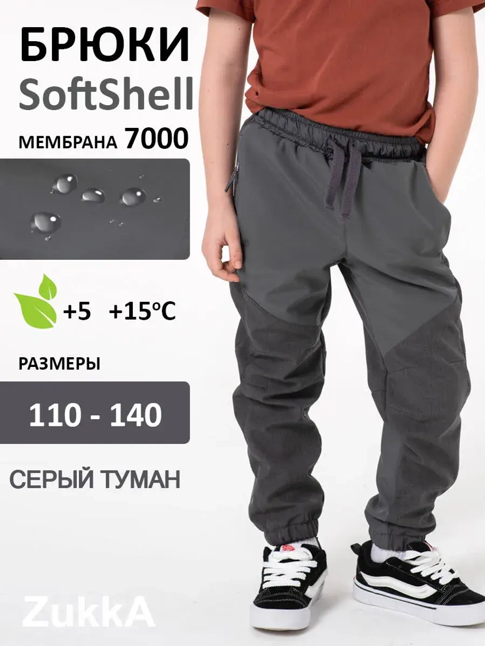 Брюки демисезонные из софтшелла