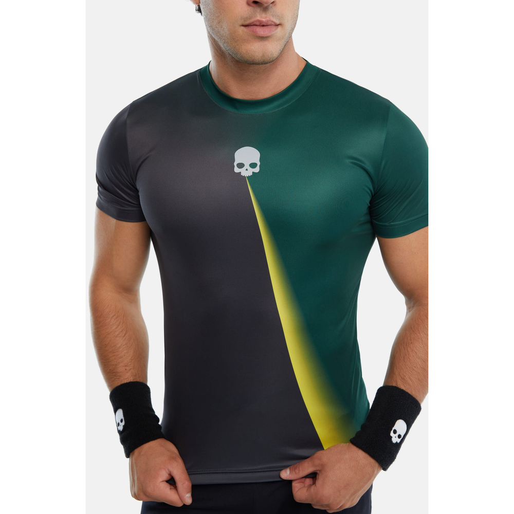 ОДЕЖДА ДЛЯ ТЕННИСА Мужская, Футболка HYDROGEN SHADE TECH .