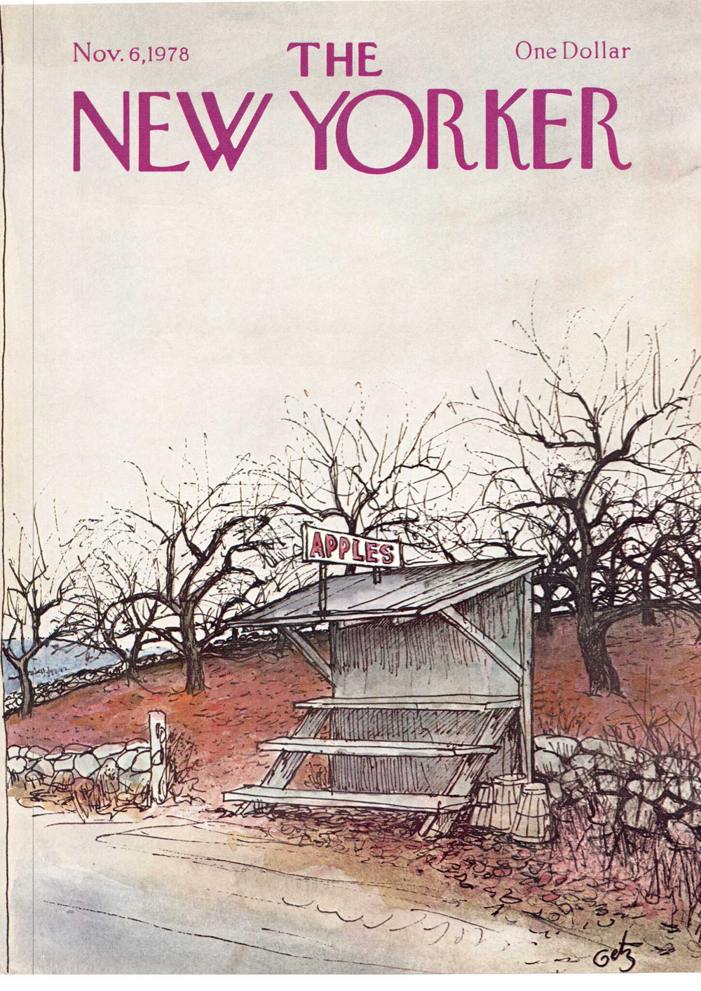 Журнал The New Yorker 06-11-1978, обложка