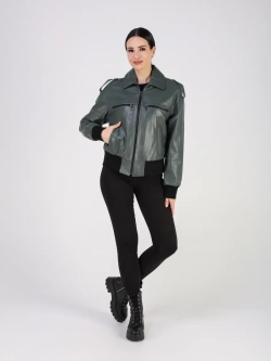 Кожаная куртка демисезонная