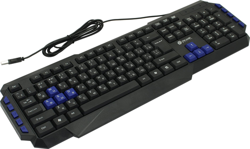 Клавиатура Оклик 750G FROST WAR черный/черный USB Multimedia for gamer (337452)