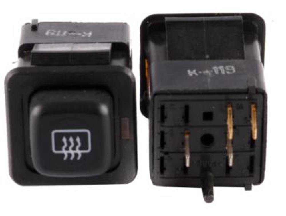 Клавиша обогрева стекла заднего 2108-09 376.3710-04-04А