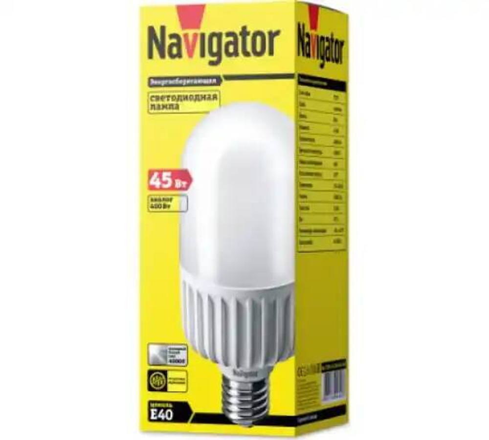 Лампа светодиодная Navigator NLL-T105-45-230-840-E40