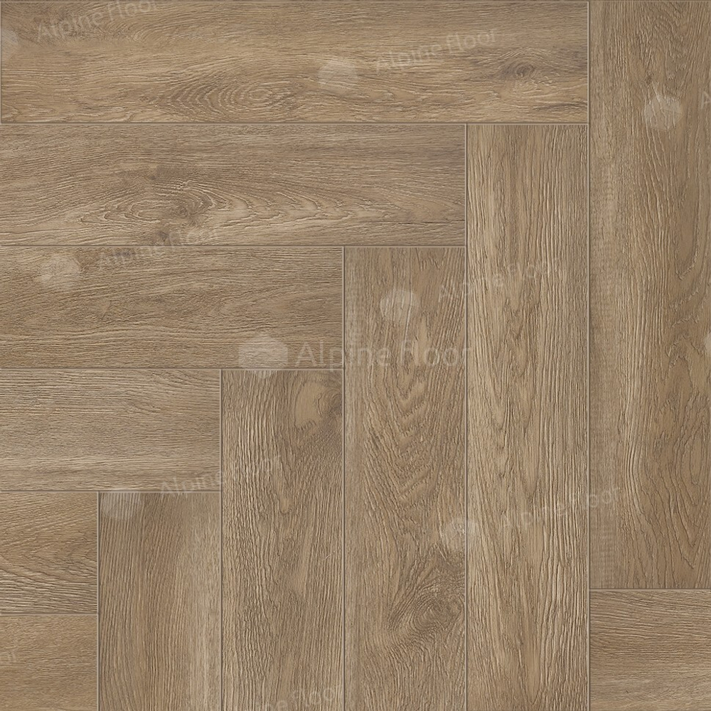 Напольные покрытия Екатеринбург. MAXIPOL: Кварцвиниловая плитка Alpine Floor Parquet LVT Макадамия ECO 16-10