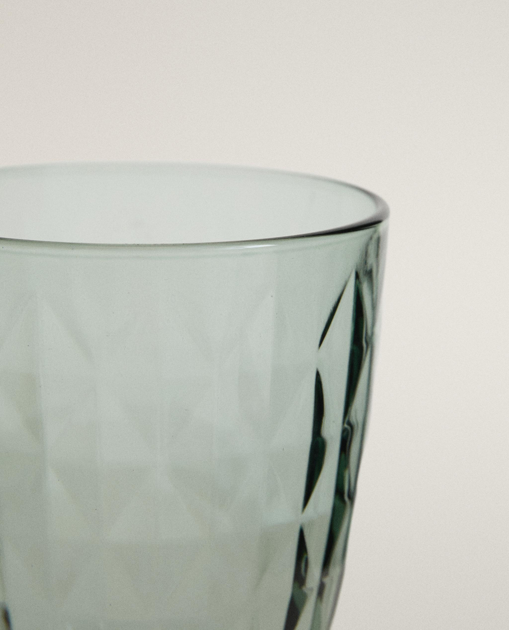 Zara Home стакан из стекла, цвет синий, 10 см