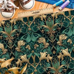 Ткань премиум атлас чудесные орнаменты