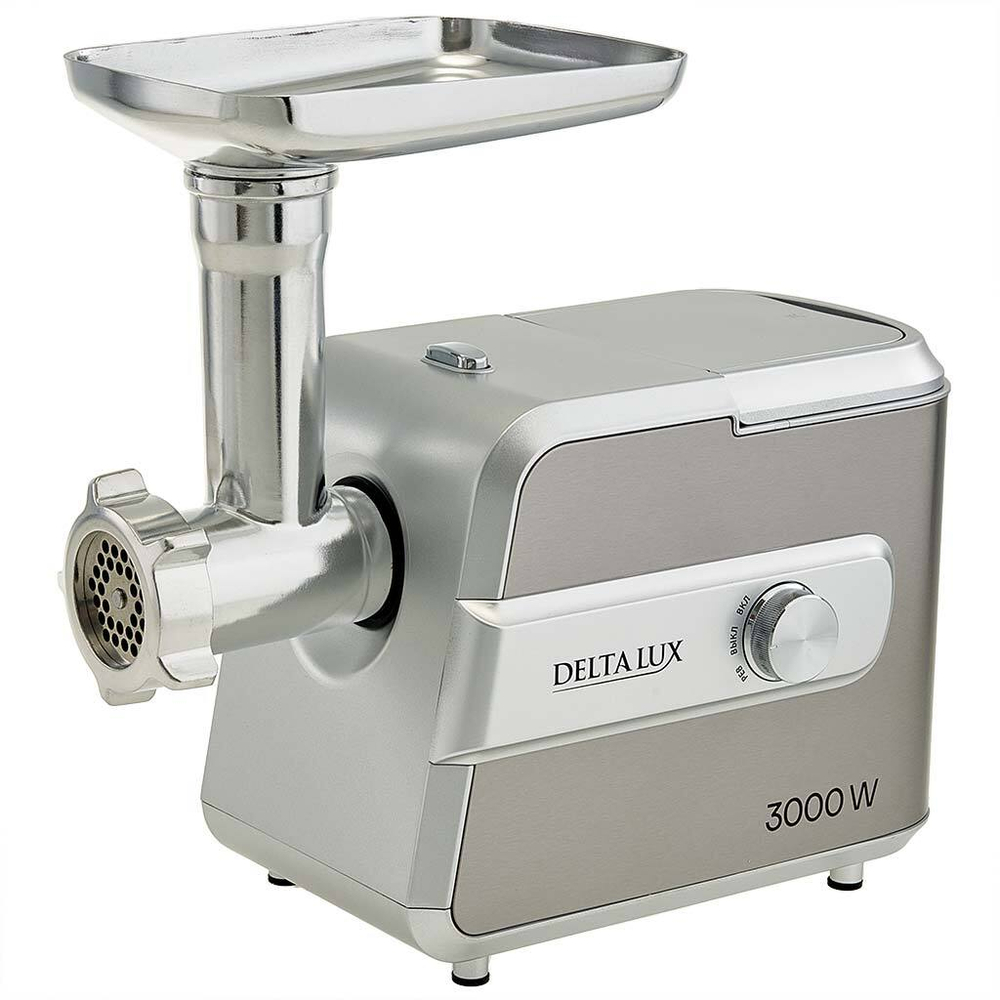 Мясорубка электрическая 3000 Вт DELTA LUX DE-603M серая