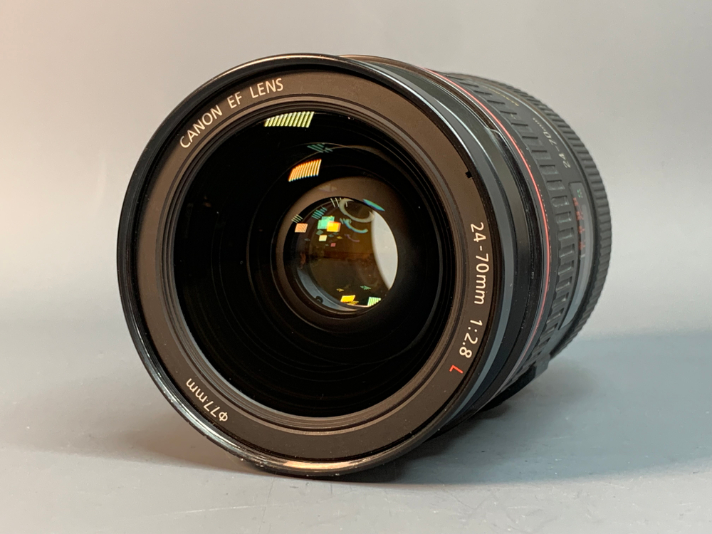 Canon EF 24-70mm 2.8L USM микроцарапки на передней линзе