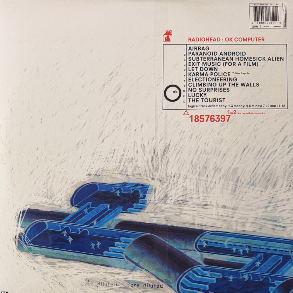Виниловая пластинка Radiohead – OK Computer 2LP