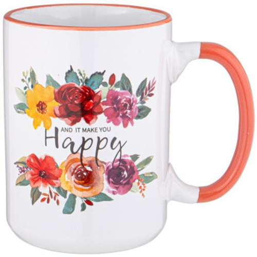 Кружка Lefard "Happy" 430мл