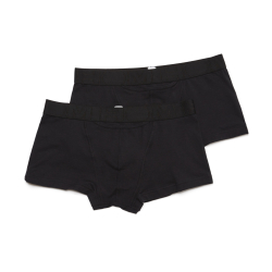 Мужские трусы боксеры набор из 2-х штук (черные) HOM BOXERLINES #2 Boxer Briefs HO1 2p 400405_40V001