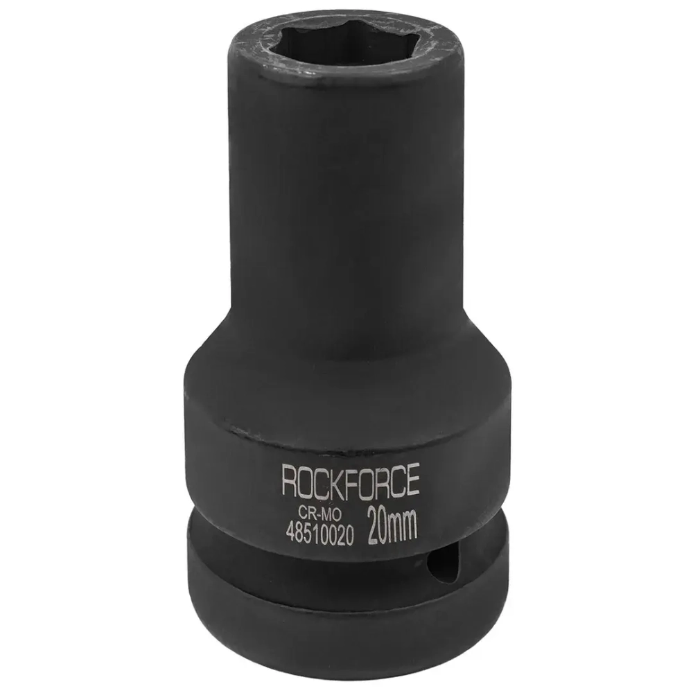 Головка ударная глубокая 1'', 20мм (6гр.) RockForce RF-48510020