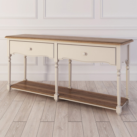 Консоль с 2-я ящиками и полкой Leblanc