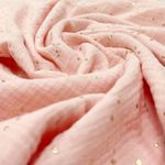 Розовый румянец с золотыми точками