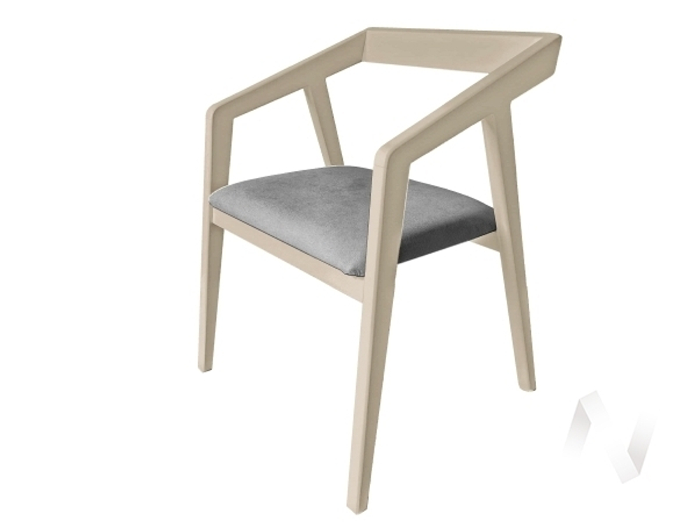 Кресло Стинг (опоры слоновая кость/вита 60 (светло-серый)