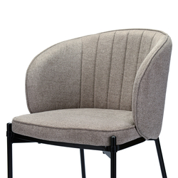 Кресло Berg Coral серо-коричневое