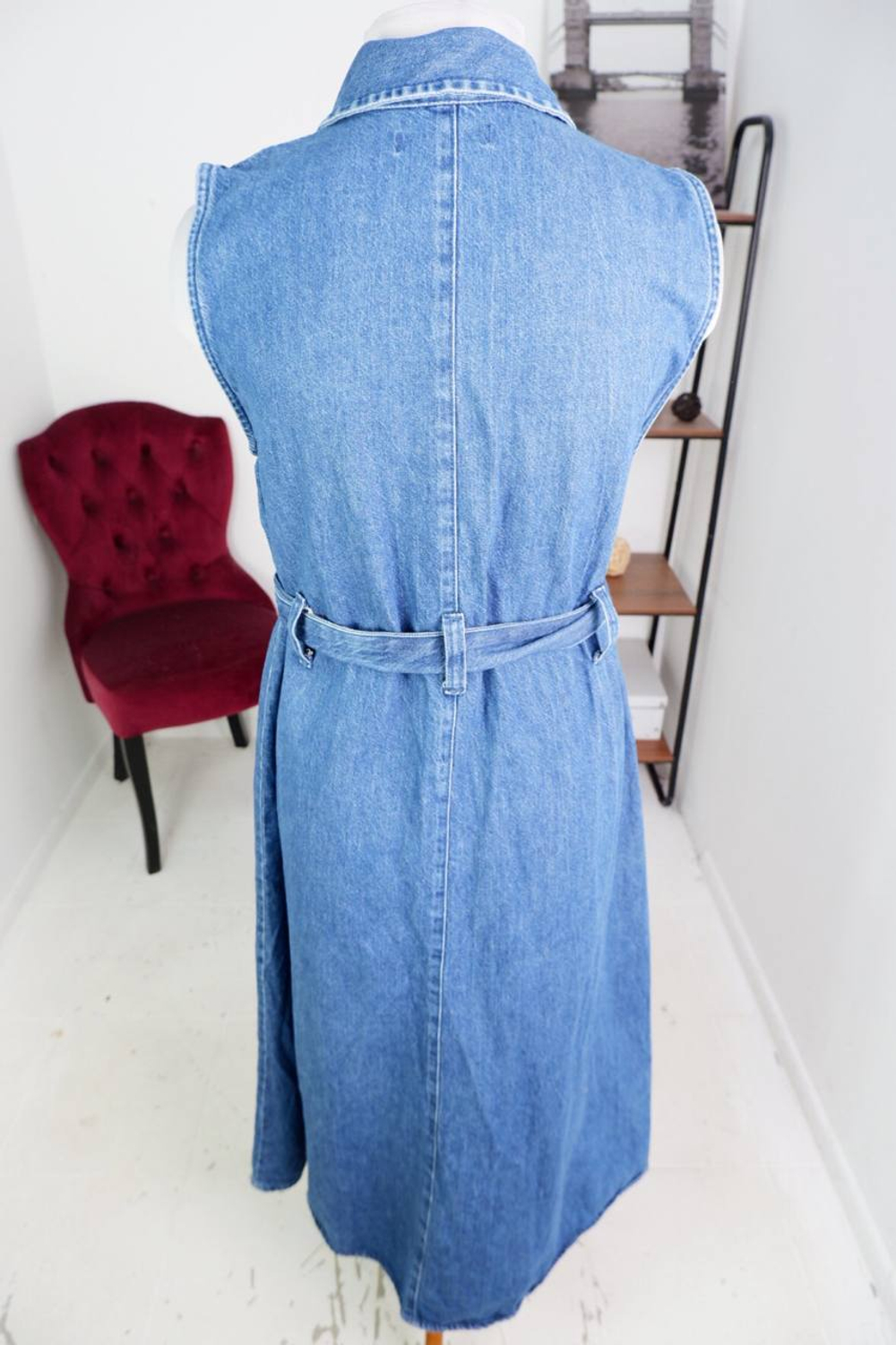 Платье Pull&Bear джинсовое длинное, маркировка 28, визуально на 42 размер