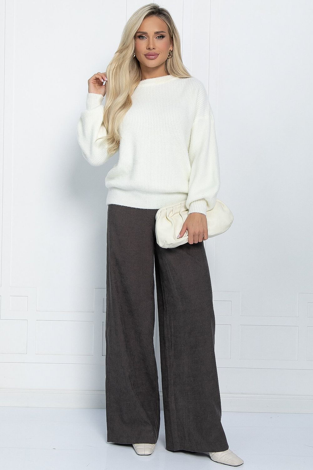 Брюки Жанин (коричневые) Б11424 LT Collection