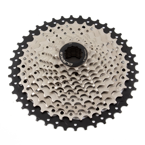 Кассета 11ск. 3-842 SHIMANO-совместим. 11x11T-13T-15T-17T-19T-21T-24T-28T-32T-36T-42T, (инд.уп) 539г, серебрист.-черная C-11SC CLARKS