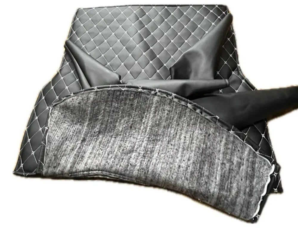 Обшивка-обивка салона УАЗ 469, 7 предметов (белая нить Бабочка)