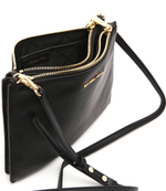 кожаная сумка-мессенджер/клатч crossбоди Michael Kors - черный(32S9GF5C4L)