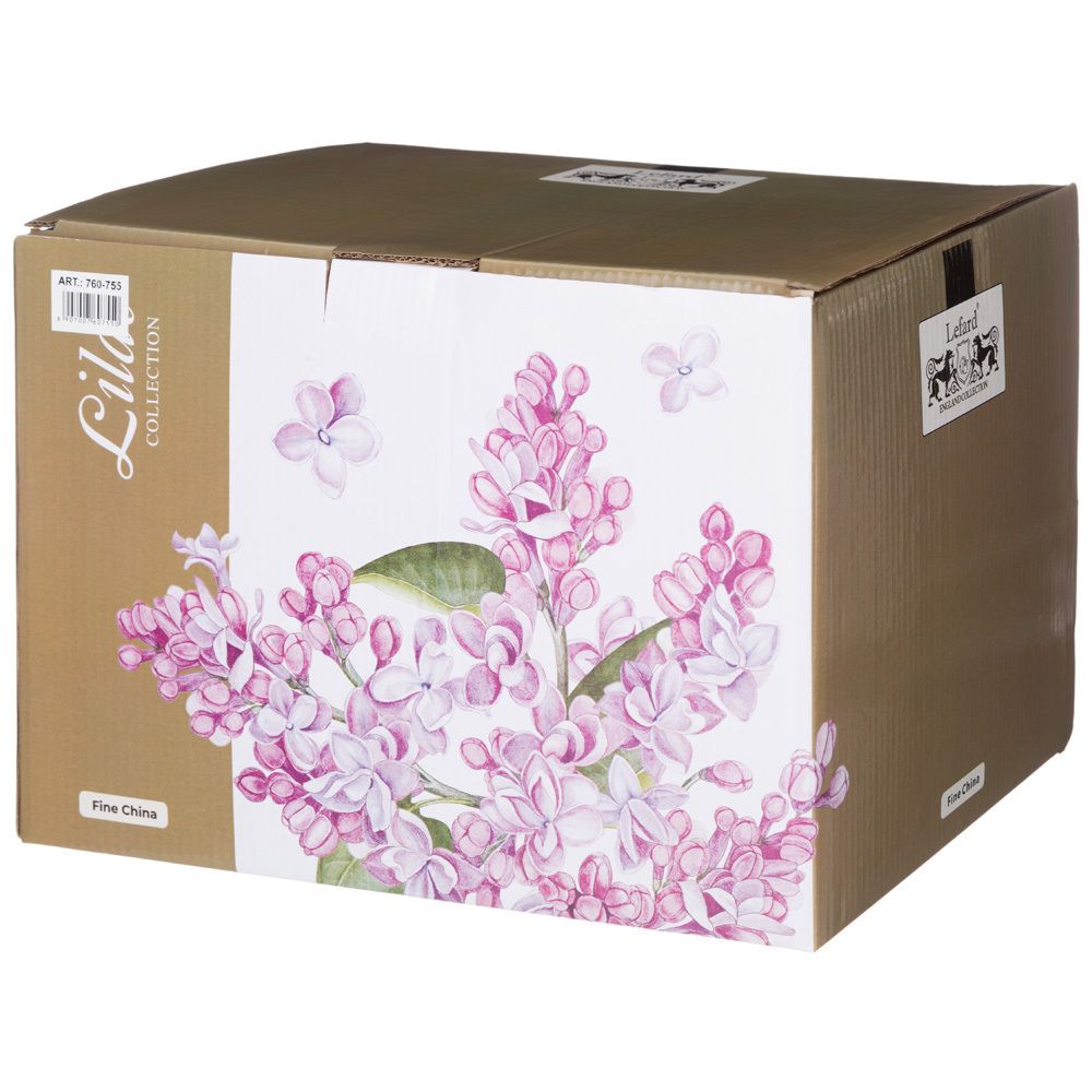 ЧАЙНЫЙ СЕРВИЗ LEFARD "LILAC" НА 6 ПЕР. 14 ПР. 800/300/250 МЛ (КОР=4НАБ.)